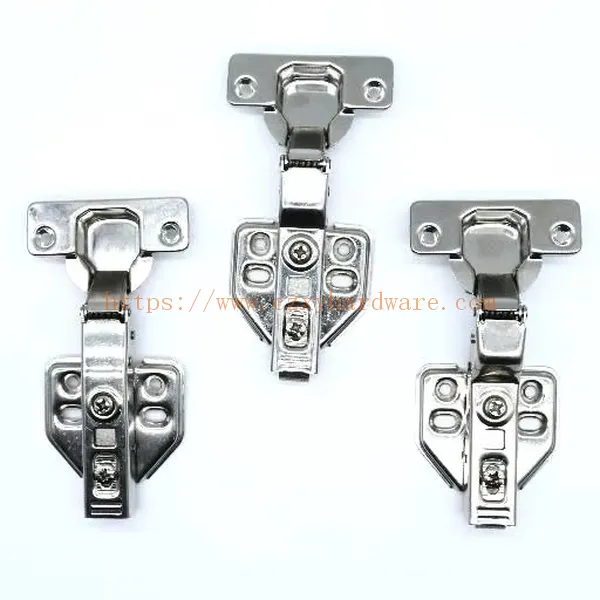 Adjustable Stainless Steel 2D SoftClose Hydraulic Concealed Cabinet Door Hinge Furniture Plate Butterfly for Kitchen Bedroom Use